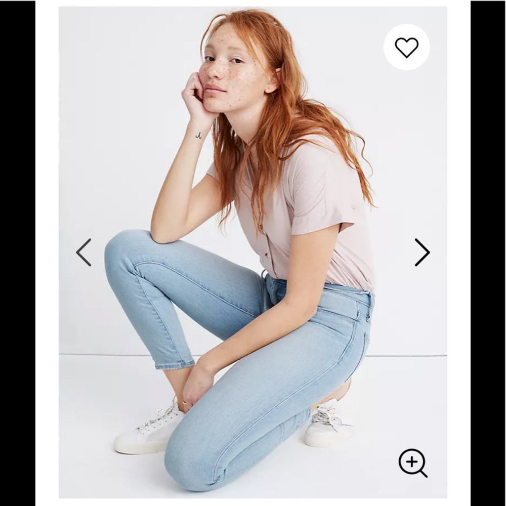 Madewell mid rise coolmax jeans